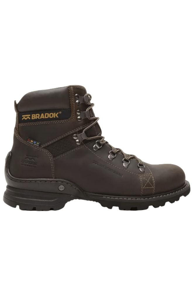 Bota Bradok Work Masculina Montana Brown Mtn6833-002 Marrom
