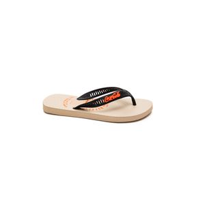 Chinelo Coca-Cola Shoes Modern Print Masculino Cc4505 Off-White
