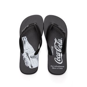 Chinelo Coca-Cola Shoes Modern Print Masculino Cc4508 Preto