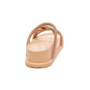 Chinelo Santinelli Papete Feminina Com Strass 1550-001-242 Nude