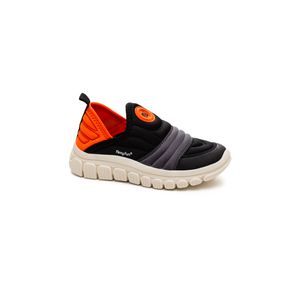 Tênis Novope Slip On  Juvenil Menino Flexy Fun 99001286 Preto