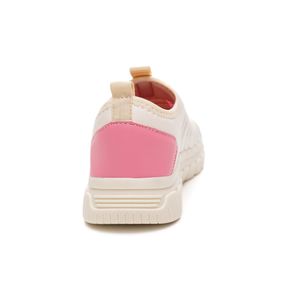 Tênis Novope Sem Cadarço Infantil Menina Soft Dry  99001285 Off-White