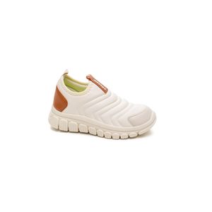 Tênis Novope Sem Cadarço Infantil Menino Soft Dry  99001285 Off-White