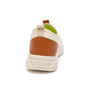 Tênis Novope Sem Cadarço Infantil Menino Soft Dry  99001285 Off-White