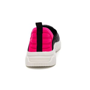 Tênis Novope Sem Cadarço Juvenil Menina Flexy Fun 99001286 Preto