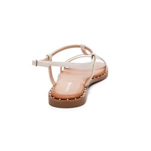 Sandália Lia Line Rasteira Feminina Anisha  2249.71793 Off-White