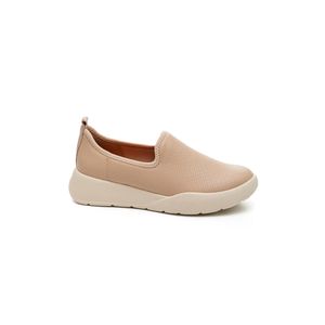 Tênis Piccadilly Fascite Feminino Anabela 949017 Bege