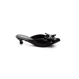 Sapato Piccadilly  Mule Feminino Ana Salto Baixo 740024 Preto