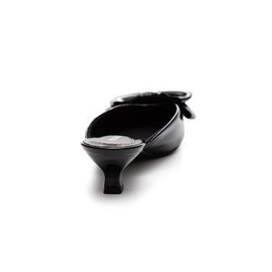 Sapato Piccadilly  Mule Feminino Ana Salto Baixo 740024 Preto