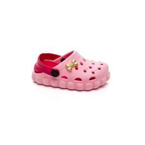 Sandália Sophia Almeida Babuche Infantil Menina Laço Rosa