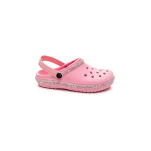 Sandália Sophia Almeida Babuche Infantil Menina Strass Rosa