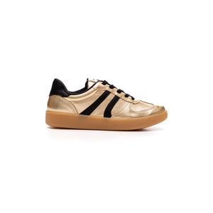 Tênis Via Marte Casual Feminino Metalizado 130-008-02 Ouro