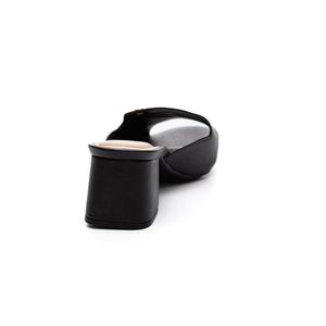 Tamanco Modare Ultra Conforto  Feminino Salto Baixo Napa 7172.110 Preto