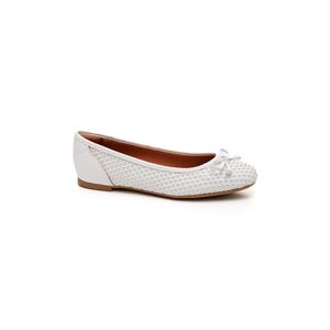 Sapatilha Vizzano Bico Redondo Feminina Brilho Furtacor 1432.108 Branco