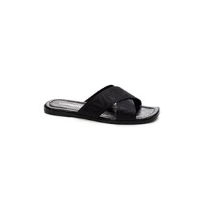 Chinelo Via Marte Rasteira Feminina Slide 173-013-01 Preto