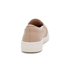Tênis Dakota Slip On Feminino Microfuros À Laser Da556-10 Cinza