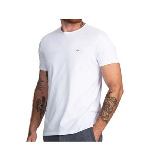 Camiseta Manga Curta Docthos Malha Basica Slim 119092 Branco