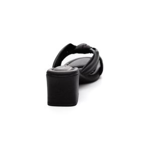 Tamanco Campesí De Salto Bloco  Feminino Eva Comfort Cp542-01 Preto