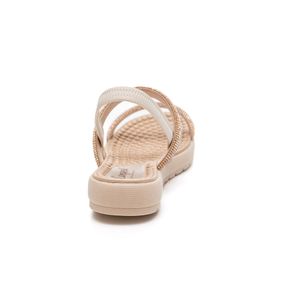 Sandália Campesí Flatform Feminina Palmimax Cp533-01 Off-White