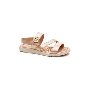 Sandália Modare Ultra Conforto Feminina Reflex Sense 7162.223 Ouro