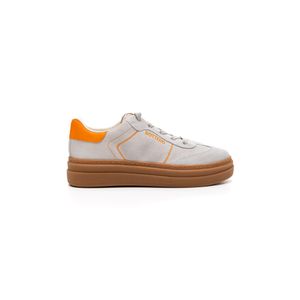 Tênis Bottero Casual Feminino Couro Camurça 369402 Cinza