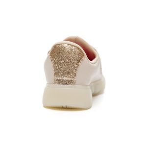 Tênis Novopé Infantil Led Infantil Menina Style Unicórnio 50001022-2904 Off-White