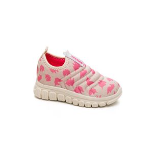 Tênis Novopé Infantil Menina Soft Tech Super Flex Unicórnio 99001125-3598 Rosa