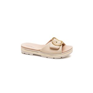 Chinelo Modare Ultra Conforto Feminino Fivela 7132.152 Bege