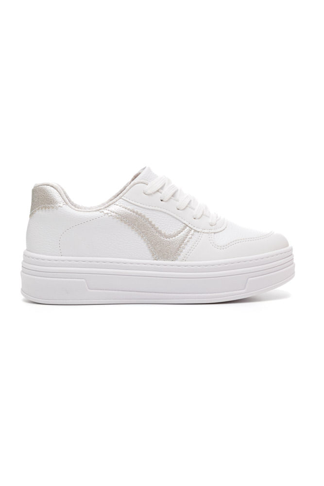 Tenis Casual Beira Rio 4321.103.28563 Prata