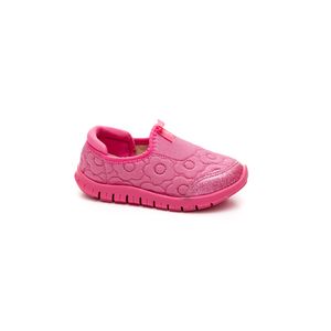 Tênis Molekinha Slip On Juvenil Menina Flores 2736.102 Pink