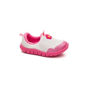 Tênis Molekinha Slip On Infantil Menina Glitter 2736.101 Branco