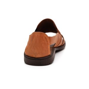 Sandália Rubra Casual Masculina Couro 474 Castanho