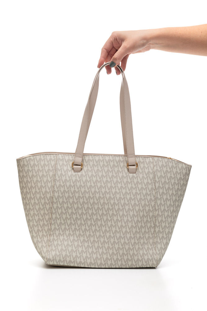 Bolsa Shopping Bag Grande Feminina Formato Trapézio B2-523