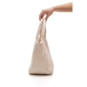 Bolsa Via Marte Shopping Bag Grande Feminina B2-521-01 Off-White