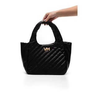 Bolsa Via Marte Shopping Bag Grande Feminina B2-521-01 Preto
