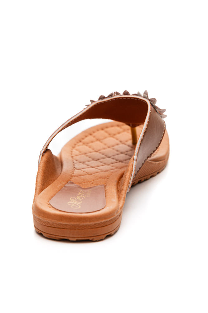Chinelo-Meyre-Rasteira-Feminina-Flores-S384-Caramelo