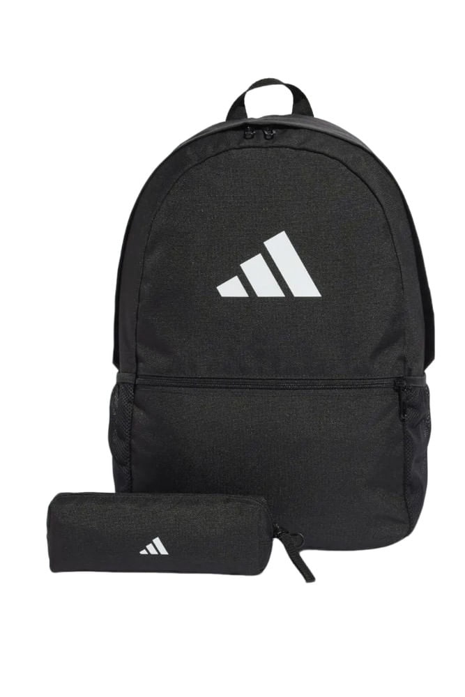Mochila Adidas Classic Horizontal Três Listras Com Estojo 23