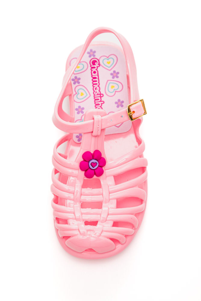 Sandalia-Charmosinha-Casual-Infantil-Menina-Glitter-2172-Rosa-Claro