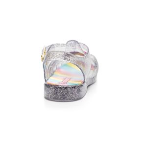 Sandália Charmosinha Infantil Menina Aranha Glitter 1955 Prata