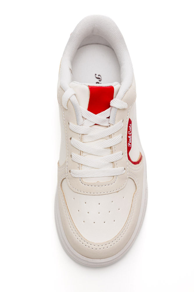 Tenis-Casual-Feminino-Pink-Cats-V4543--1-Branco