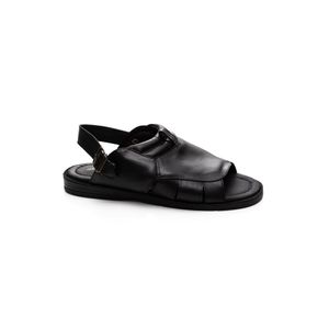 Sandália Italianinho Franciscana Masculina Couro Napa 10340310 Preto