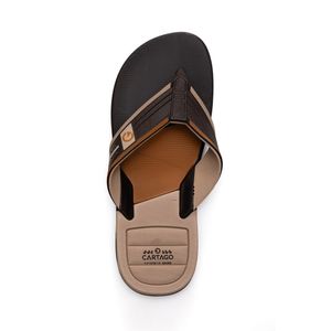 Chinelo Cartago Dallas Masculino 12158-Bg628 Marrom