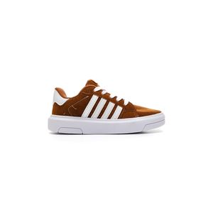 Tênis Batatinha Casual Juvenil Menino Camurça 2007-75 Caramelo