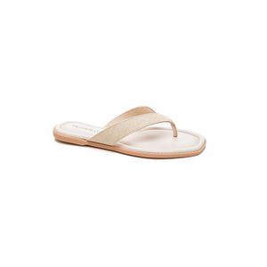Chinelo Piccadilly Rasteirinha Gabi Feminina 506017 Off-White