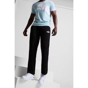 Calça Puma Moletom Masculina 586718 01 Sem Punho Preto