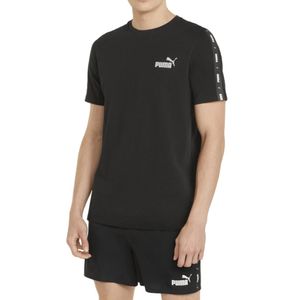 Camiseta Essentials+ Tape Masculina 847382 01 Preto