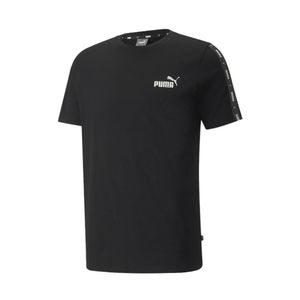 Camiseta Essentials+ Tape Masculina 847382 01 Preto