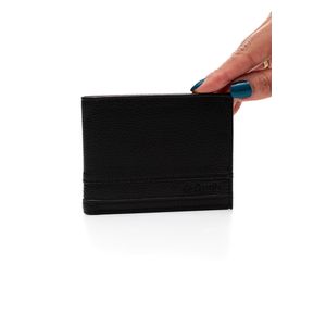Carteira Couribi Porta Cartão Masculino De Couro Legítimo 202 Preto