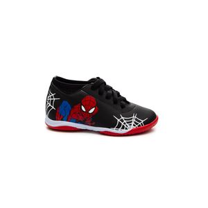 Chuteira Futsal Dray Homem Aranha Infantil Menino 4503-1014 Preto