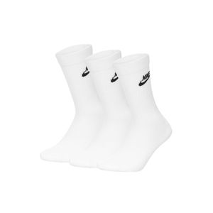 Meias Nike Sportswear Everyday Essential (3 Pares) Unissex Dx5025-100 Branco